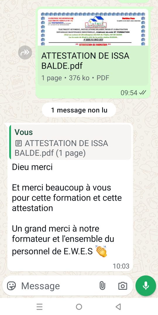 Témoignage 1